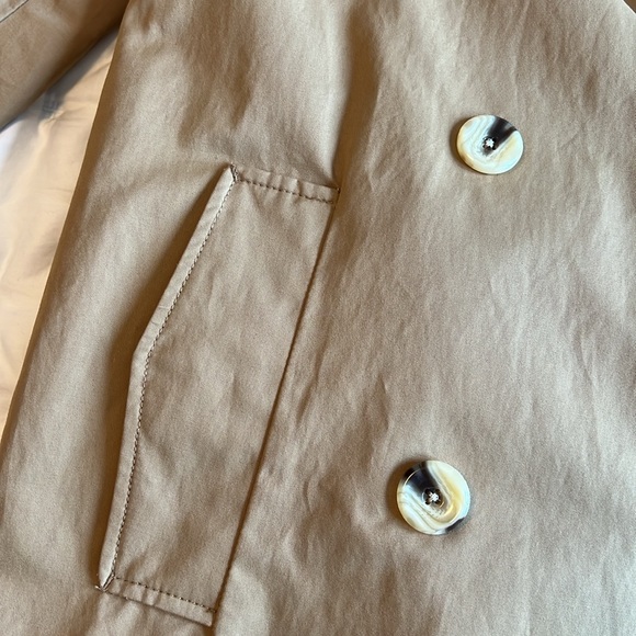 Mango trench coat - dark khaki, size medium, worn once - Picture 5 of 8